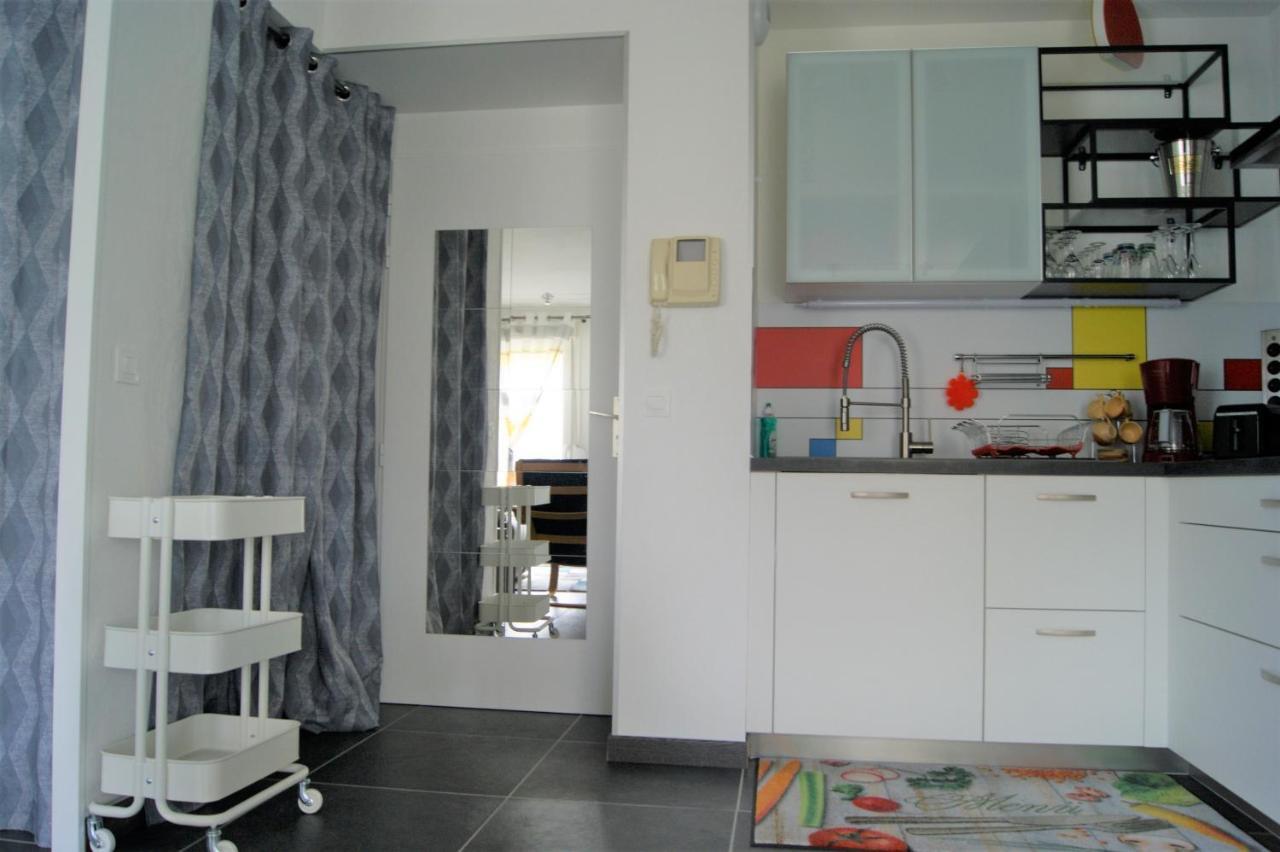شقة Victoria-T2-41M2-Balcon, Wifi, Linge, Produits, Menage Inclus رانس المظهر الخارجي الصورة